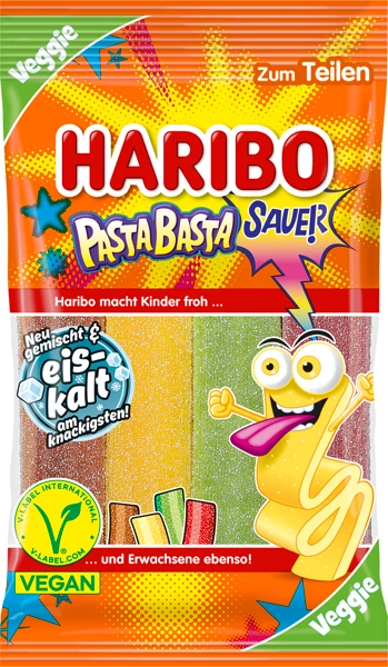 Haribo Pasta Basta Sour, 160 g bag