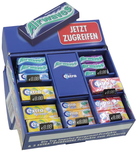 Chewing-gum Wrigley’s Topseller Box, 42 pièces