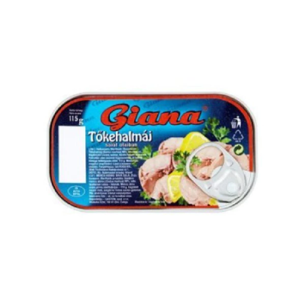 [8594012791787 ZEN35] Giana cod liver 115 g