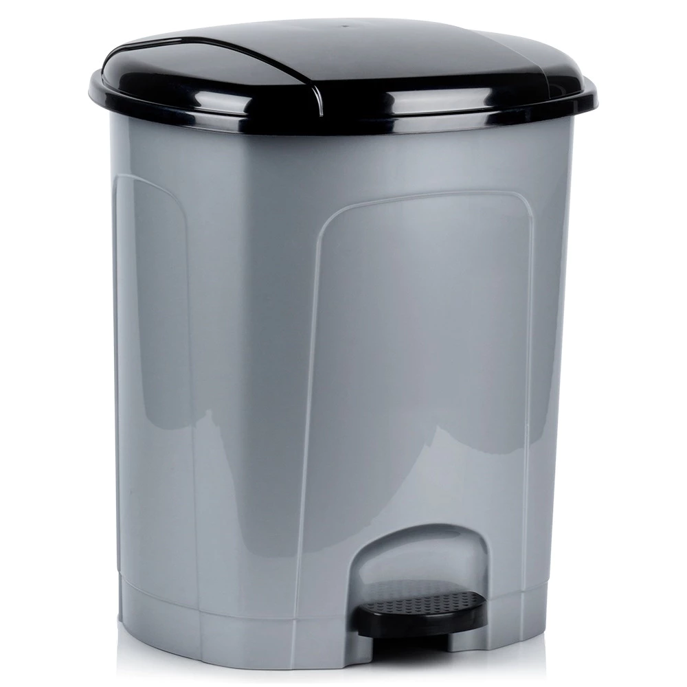 [731359 ZEN35] Poubelle en plastique grise 26 l