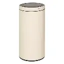 [206763A ZEN35] poubelle sensor metal 40l arg delta, beige