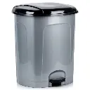 [731382 ZEN35] Gray plastic pedal bin 50 l