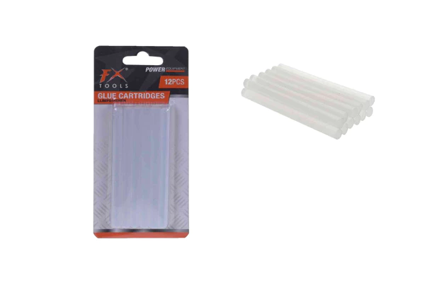 Glue stick 7 mm x 10 cm, 12 pieces