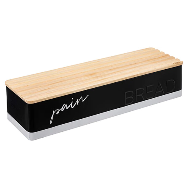 Boite baguette natureo noir, noir