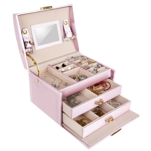 Coffret à bijoux serrure à cle