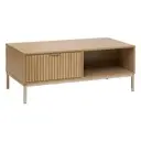 [193591 ZEN35] Tasso coffee table with drawer, beige, 100 x 50 x 40 cm
