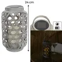 [LAO0174 ZEN35] Solar outdoor lamp with candle effect