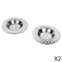 [117263 ZEN35] Stainless steel sink grids set x2