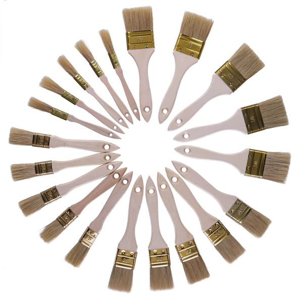 [ADG.A-4213 ZEN35] A set of flat brushes for painting 15