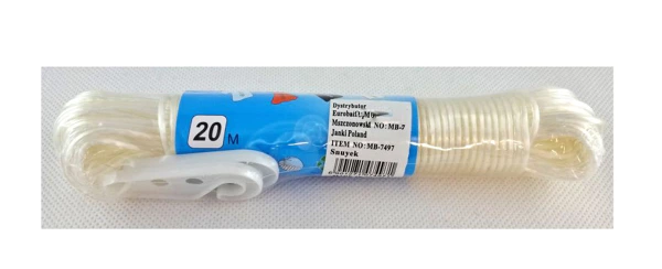 [EHO220P ZEN35] Clothesline with hook 20 m