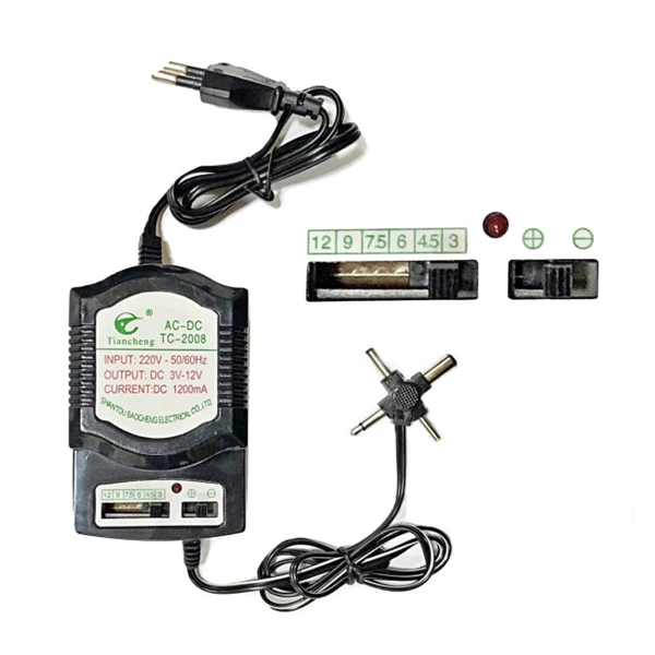 [ADAPTOR2008 ZEN41] Alimentation universelle réglable 3V-12V, AC 220V