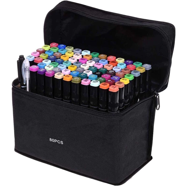 Touch Set of 80 Acrylic Markers