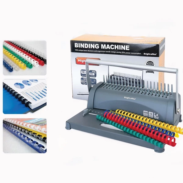 Professional A4 binding device, capacity 450 sheets