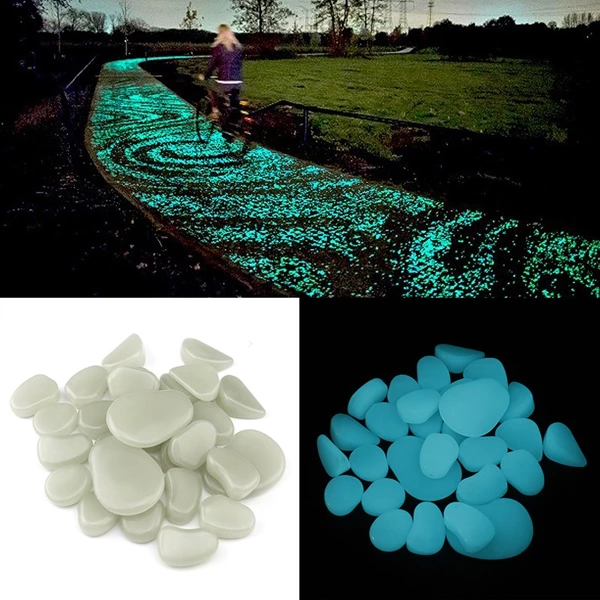 Cailloux phosphorescents décoratifs