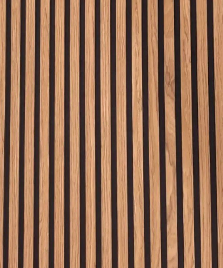 #12 PANNEAU ACOUSTIQUE  TEAK  2400*600*21mm