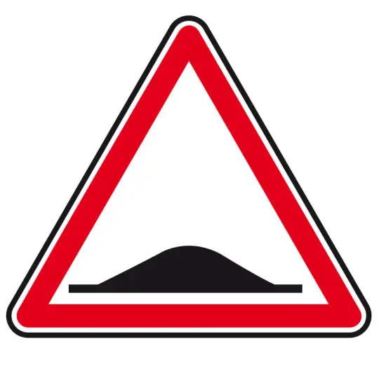 Panneau signalisation ralentisseur