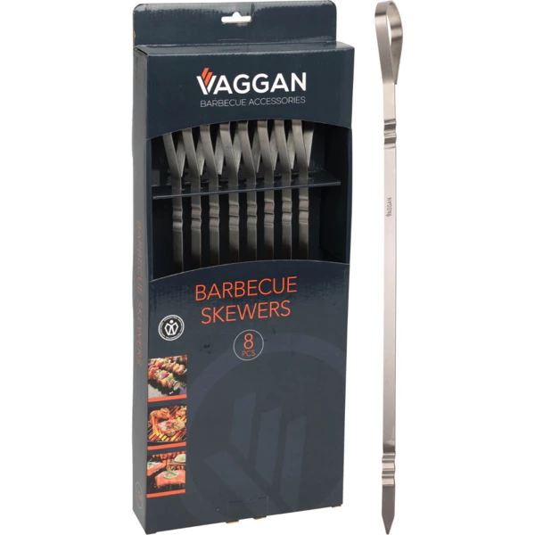 8x BBQ meat skewers – Barbecue skewers