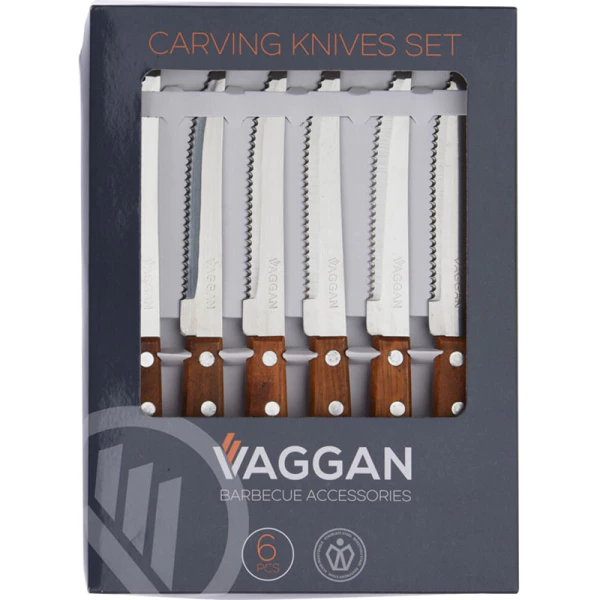 Vaggan Ensemble de 6 couteaux à steak – 21 cm