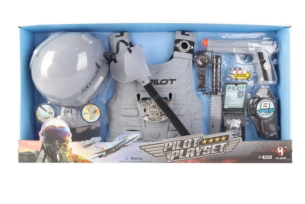 Pilot playset for kids aged 3 and up