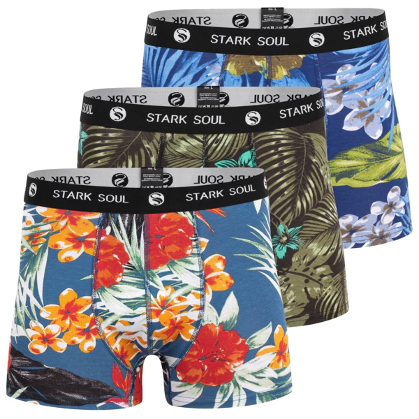 Boxers ALOHA - lot de 3 caleçons hawaïens