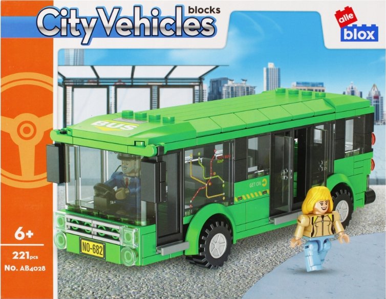 Blocs de construction ville Alleblox – 221 pièces