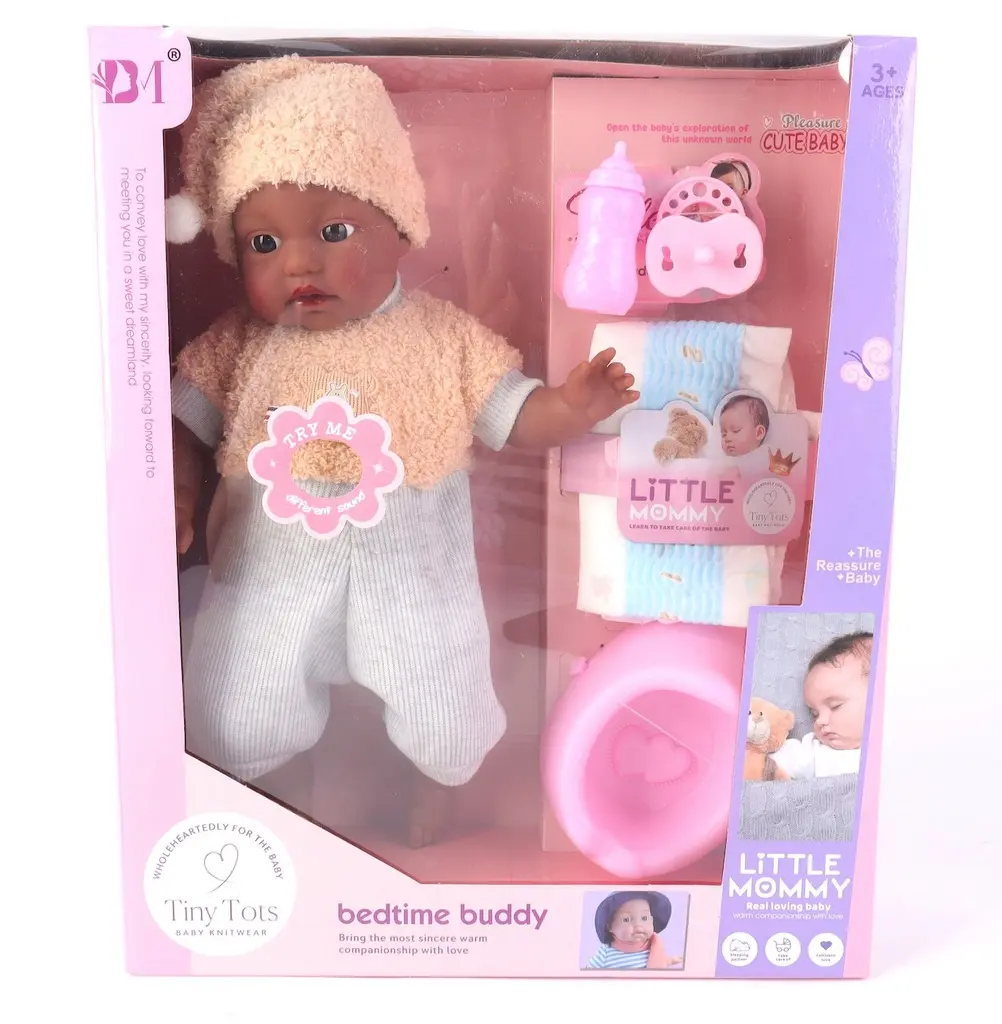 Poupon Léo Bedtime Buddy - 35 cm, doudou compagnon du soir
