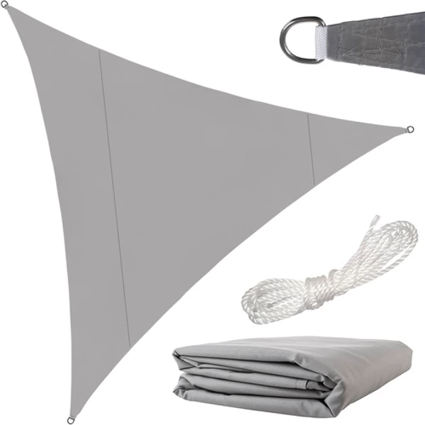 Shade sail 4 x 4 x 4 m gray – Gardlov 23141
