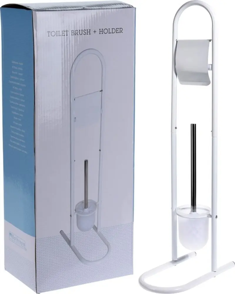 Brosse de toilette avec support