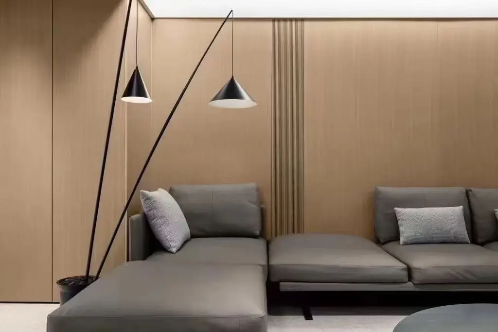 Panneau Mural PVC/Bambou BOIS DORE 1220*2440*5mm