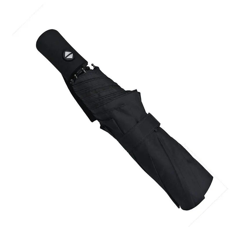 Black automatic open umbrella 105 cm windproof