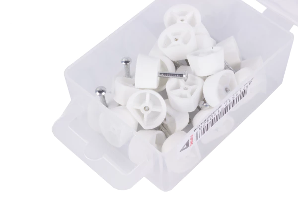 Shelf support with nails