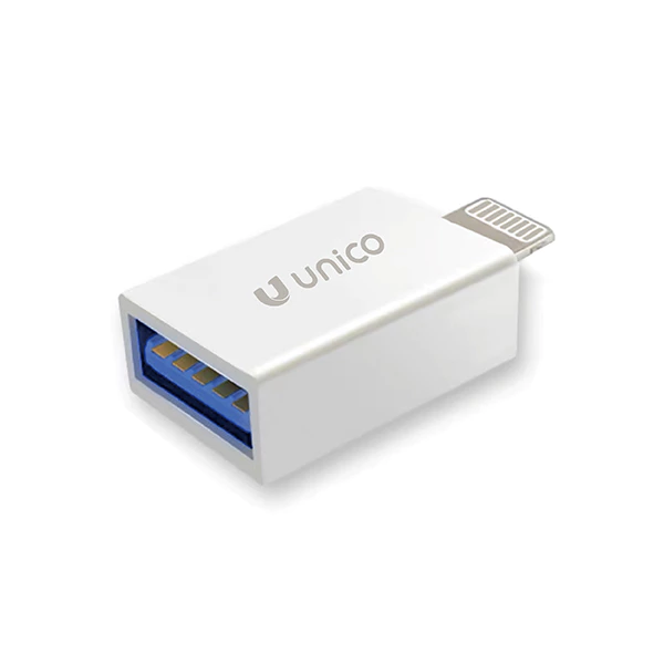 White USB to Lightning Adapter