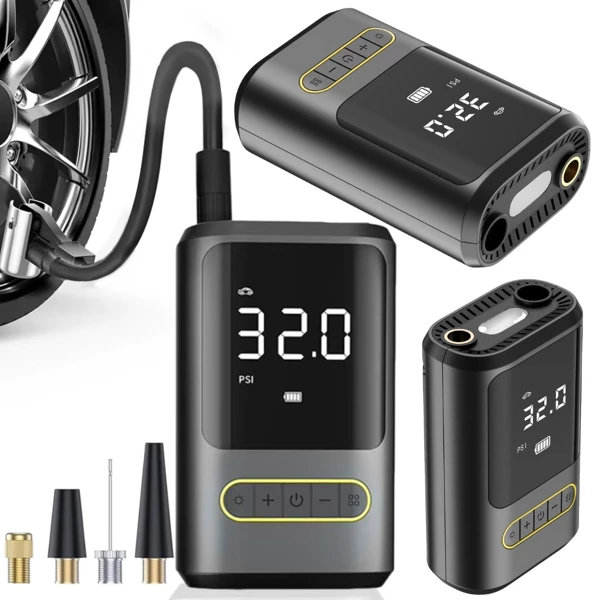 Pompe électrique compresseur avec lampe torche