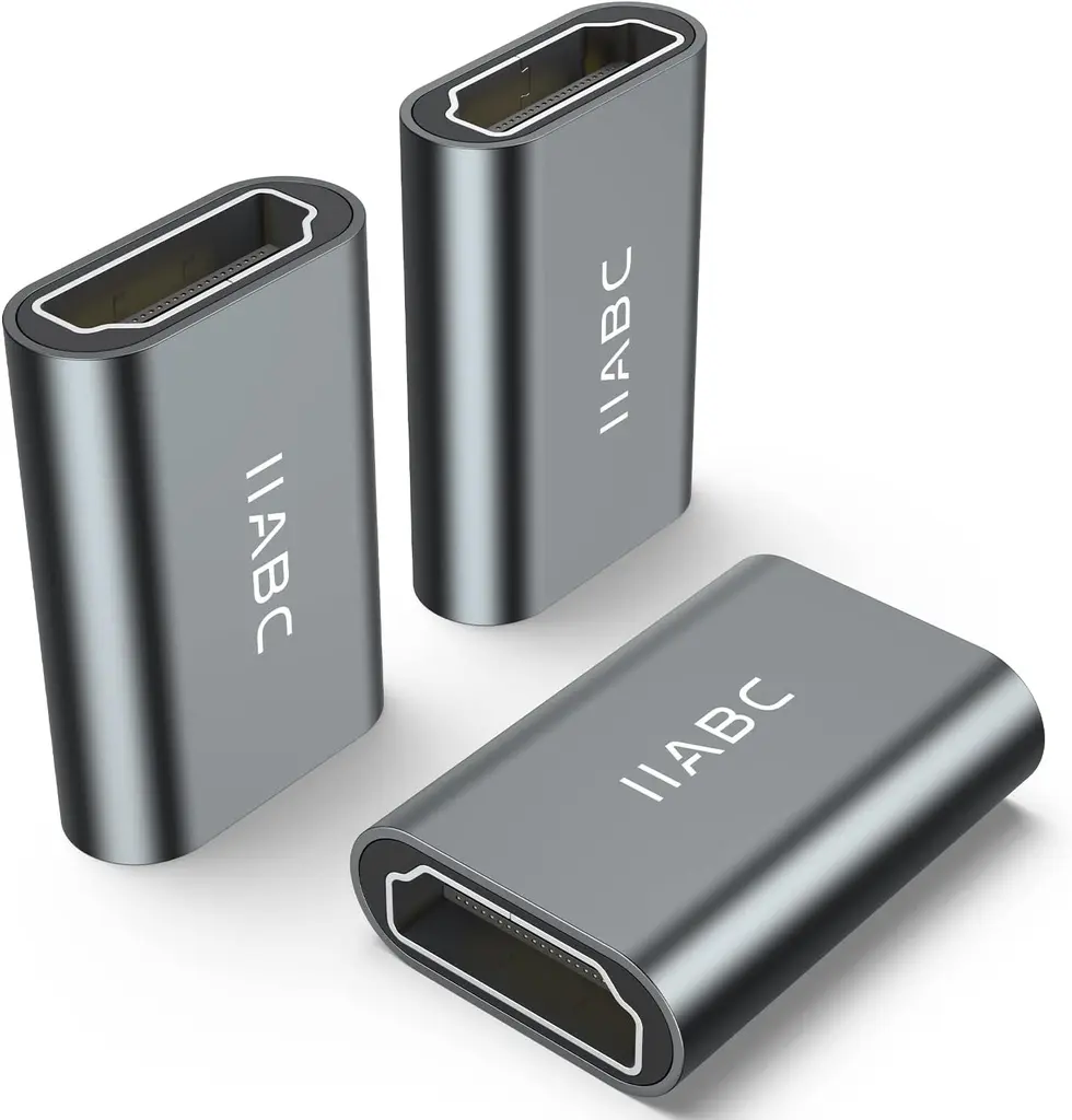 Adaptateur HDMI Femelle/Femelle 4K 60Hz – Lot de 3 Aluminium