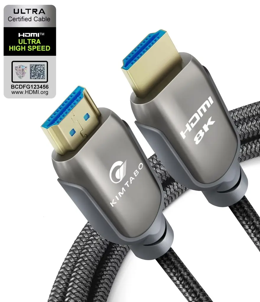 Câble HDMI 2.1 8K 5 m – Ultra Haute Vitesse 48 Gbps – 4K 120Hz / 144Hz
