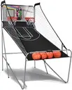 Jeu de Basket Arcade Pliable Double Panier