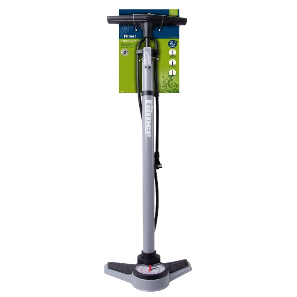 X-Press air pump with pressure gauge