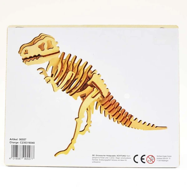 Puzzle bois dinosaure T-Rex