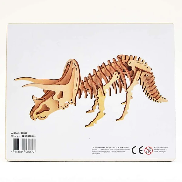 Puzzle bois dinosaure 8 pièces
