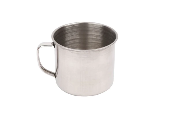 Metal mug 11 cm - 6 dl generous capacity