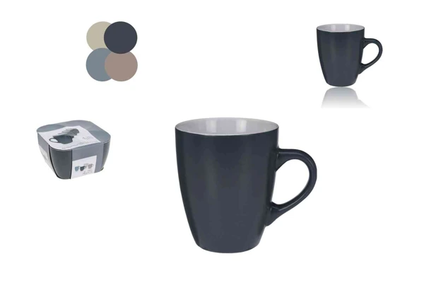 Mug céramique coloré lot de 4