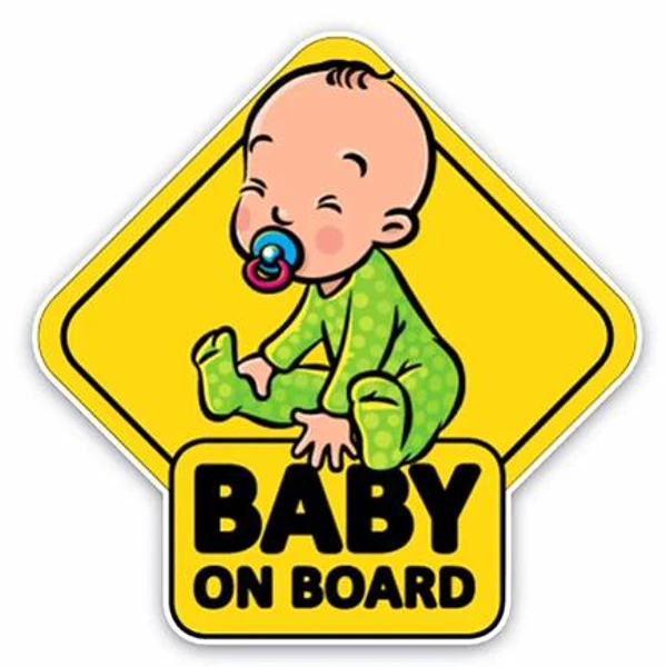 Baby on Board Sticker | 15x11 cm
