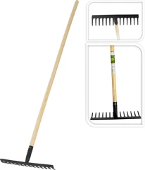 Metal rake 142 cm