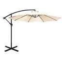 [HOP1000812-4 ZEN54] Parasol suspendu 2,7 m crème