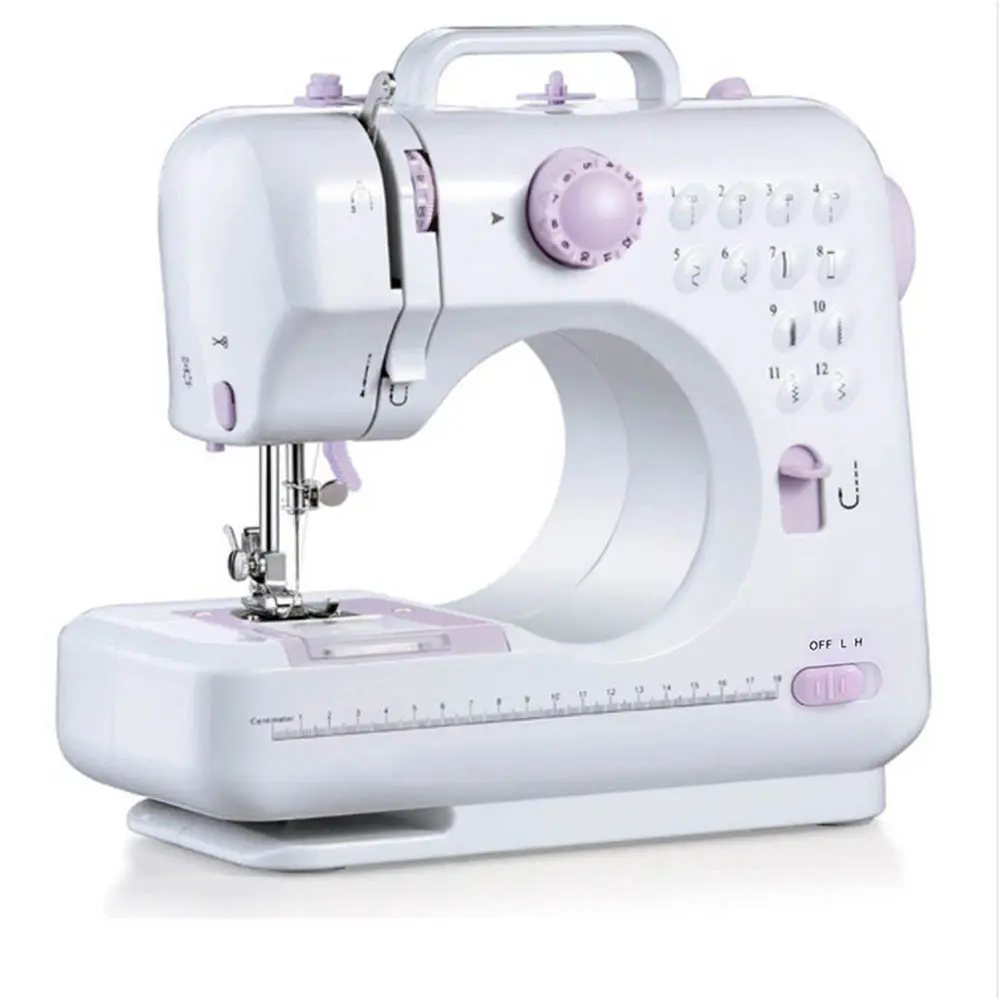 Mini machine à coudre avec accessoires