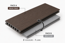WPC DECKING SOLID STRUCTURE double couleur