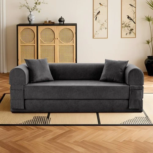 4-in-1 Foldable Sofa Bed (GREY)