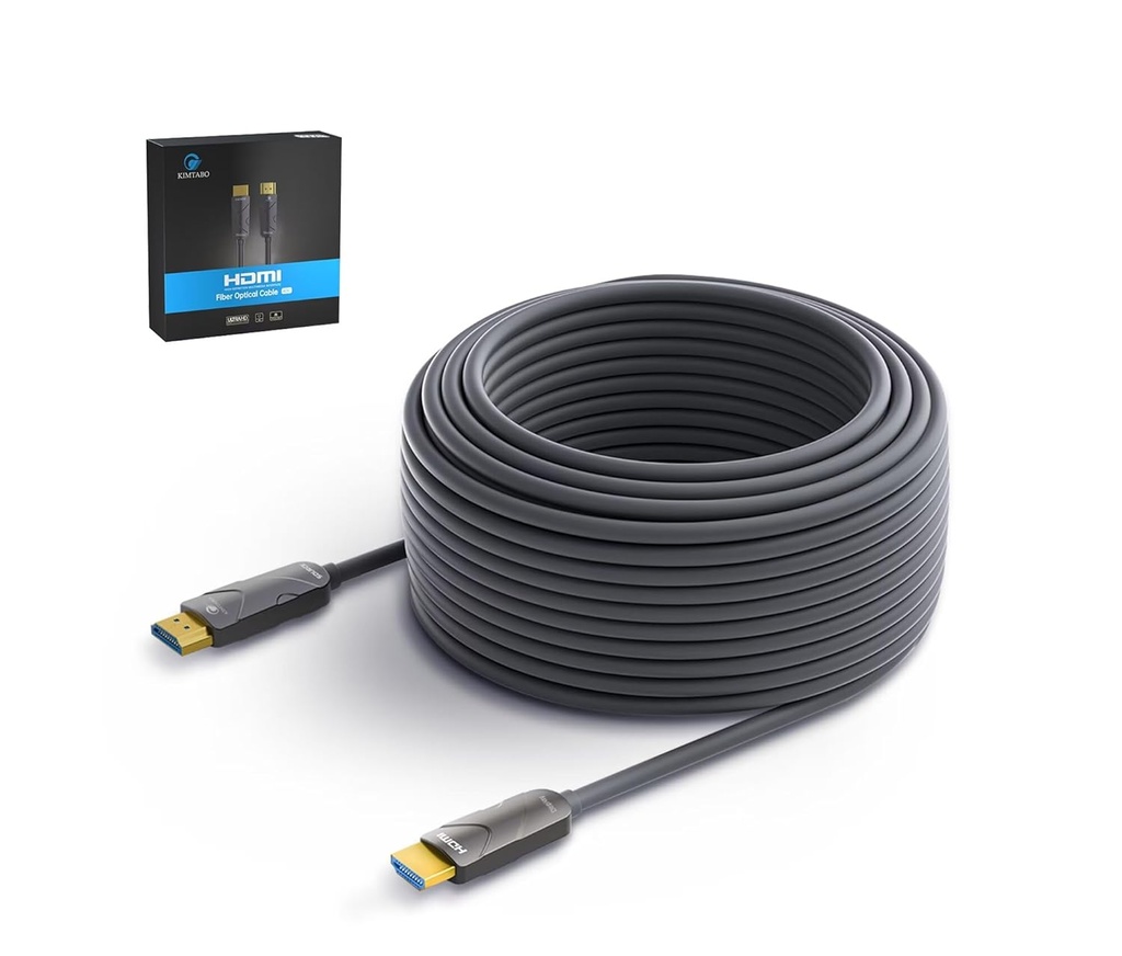 HDMI Fiber Optic Cable 30 m 4K 60 Hz Ultra High Speed ​​- 18 Gbps