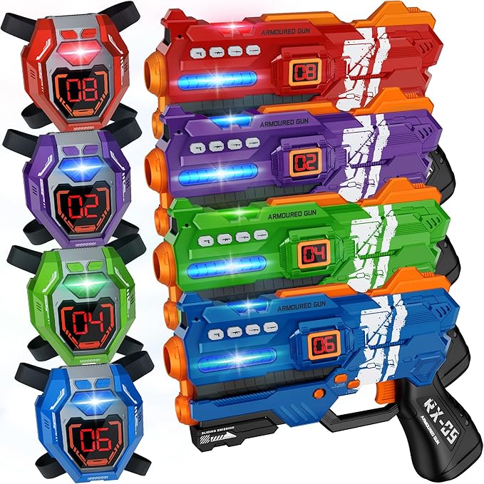 Laser Tag Guns pack de 4 