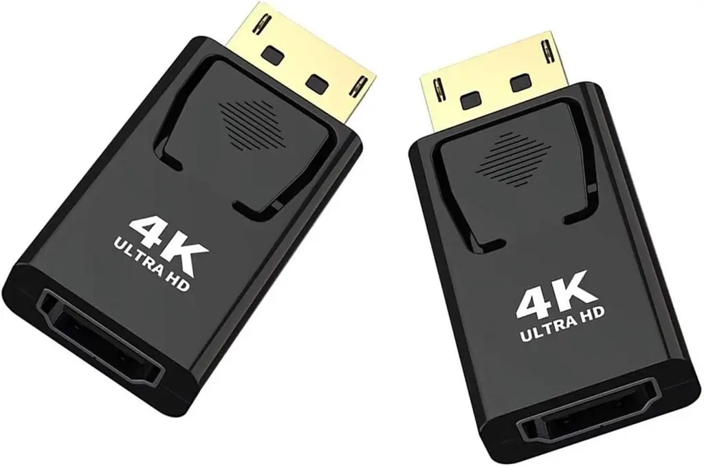 HDMI to DisplayPort Adapter 2 PCS 4K